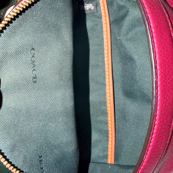 Coach Charter Backpack 18 In Colorblock Brass/amazon Green Multi C5286 - Picture 9 of 11